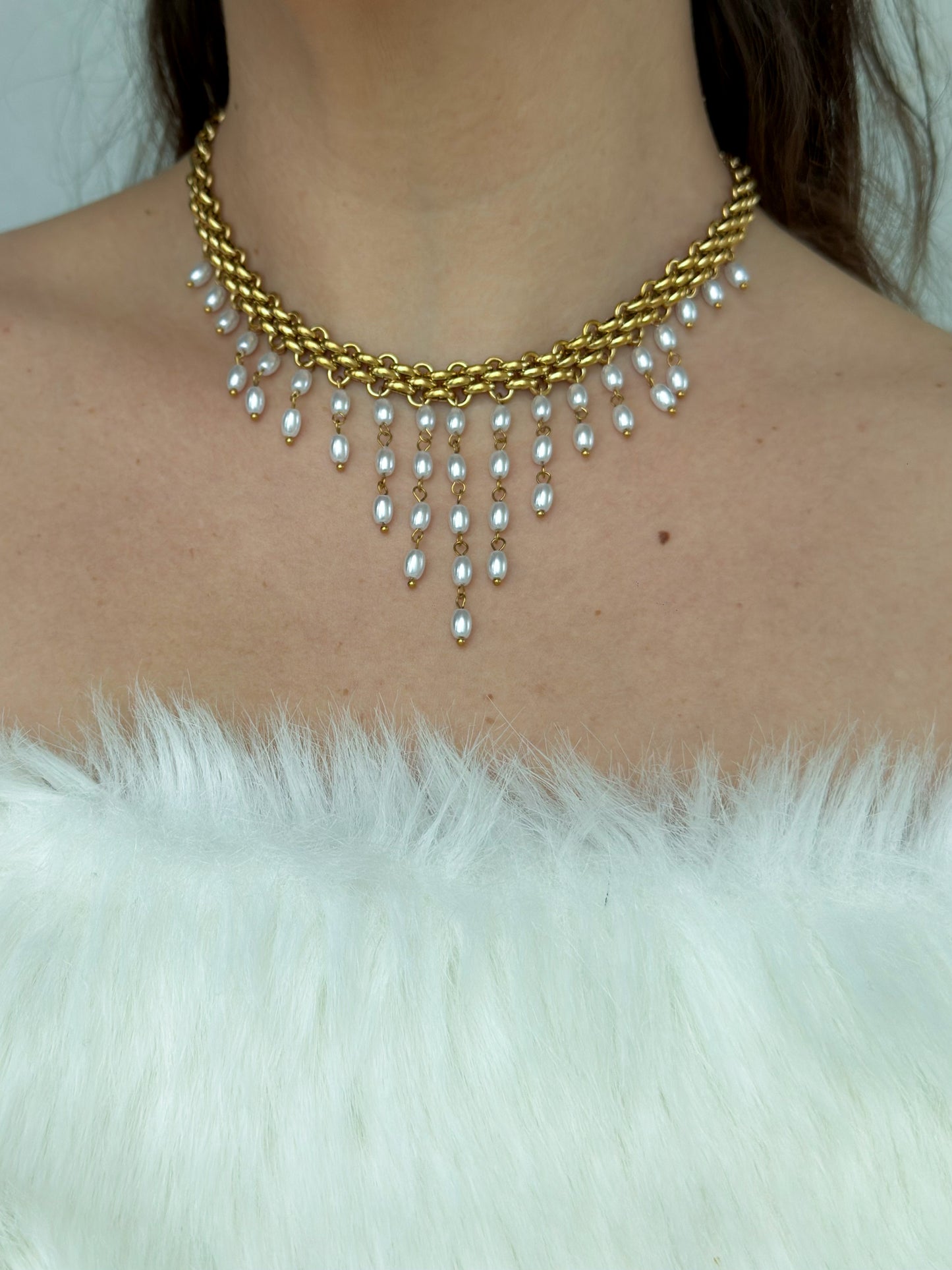 Collana Marilyn in acciaio inossidabile — PJELSOMINO Bijoux
