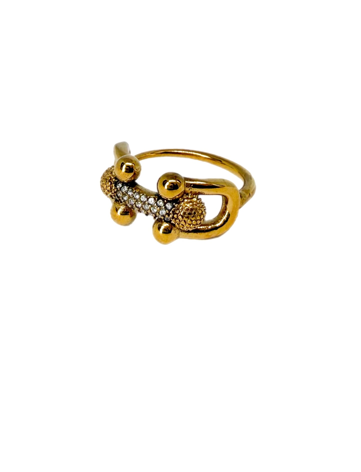 Anello Sparkling Chain in acciaio inossidabile — PJELSOMINO Bijoux