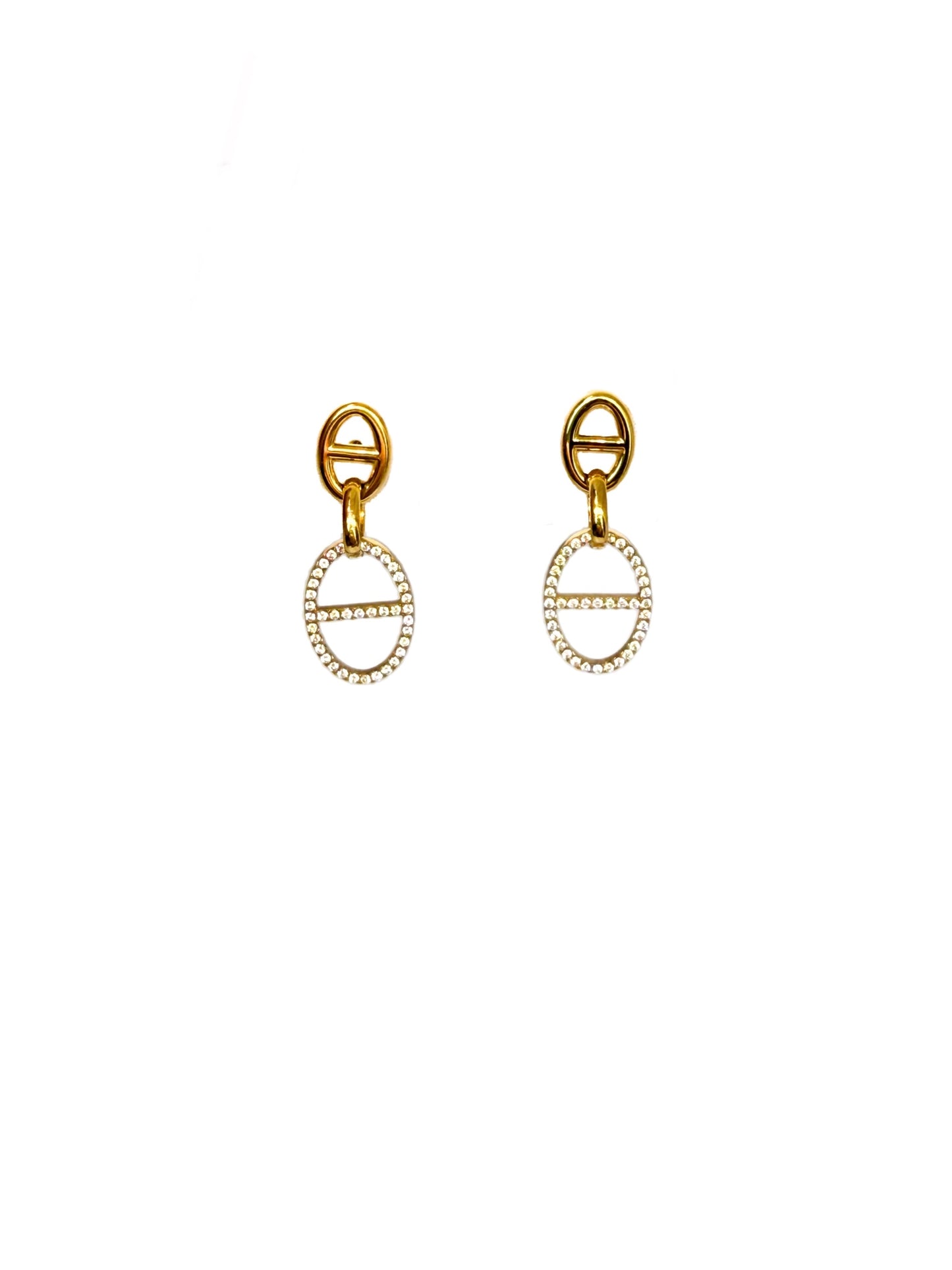 Orecchini Little Chains in acciaio inossidabile — PJELSOMINO Bijoux