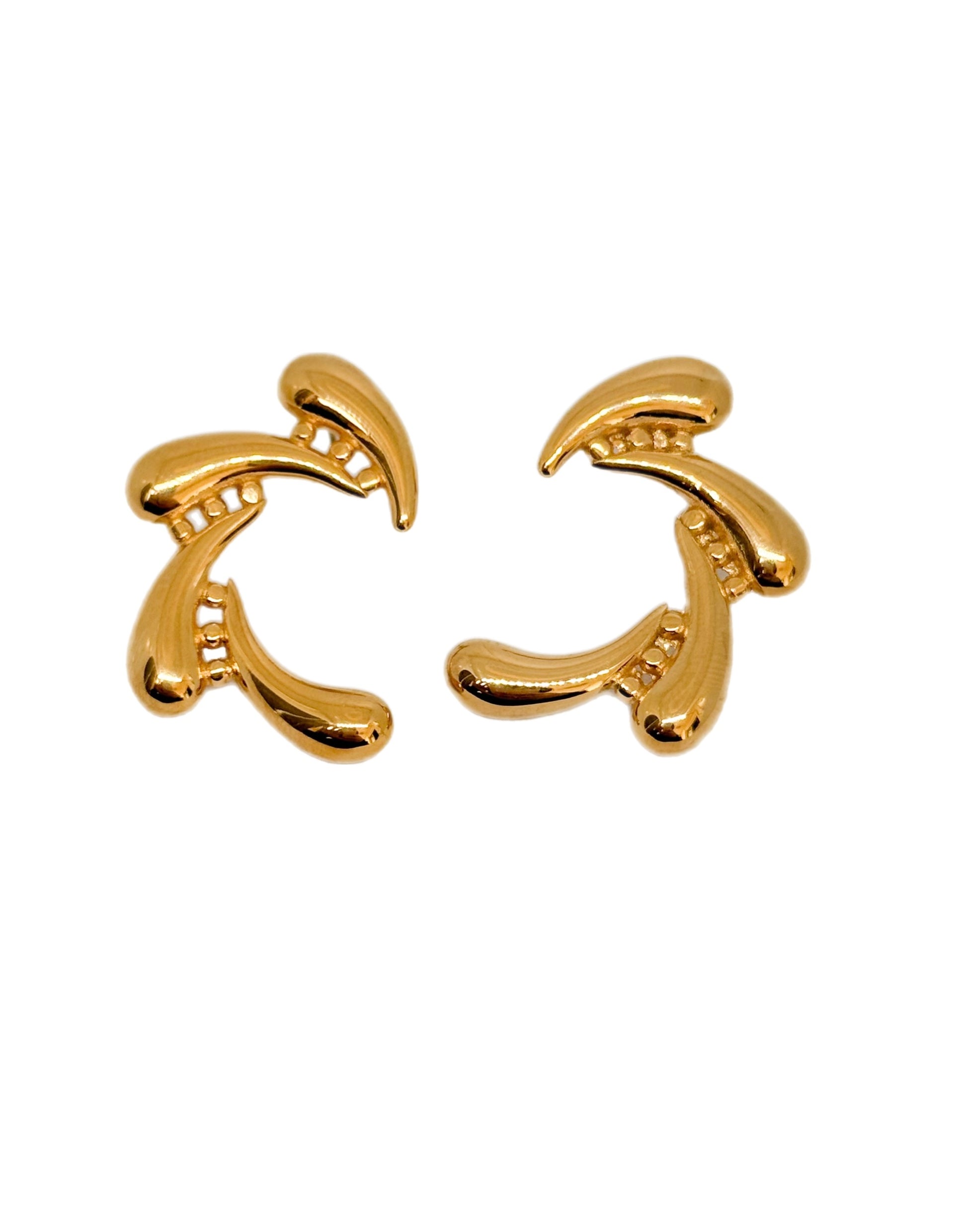 Orecchini Chasing Drops in acciaio inossidabile — PJELSOMINO Bijoux