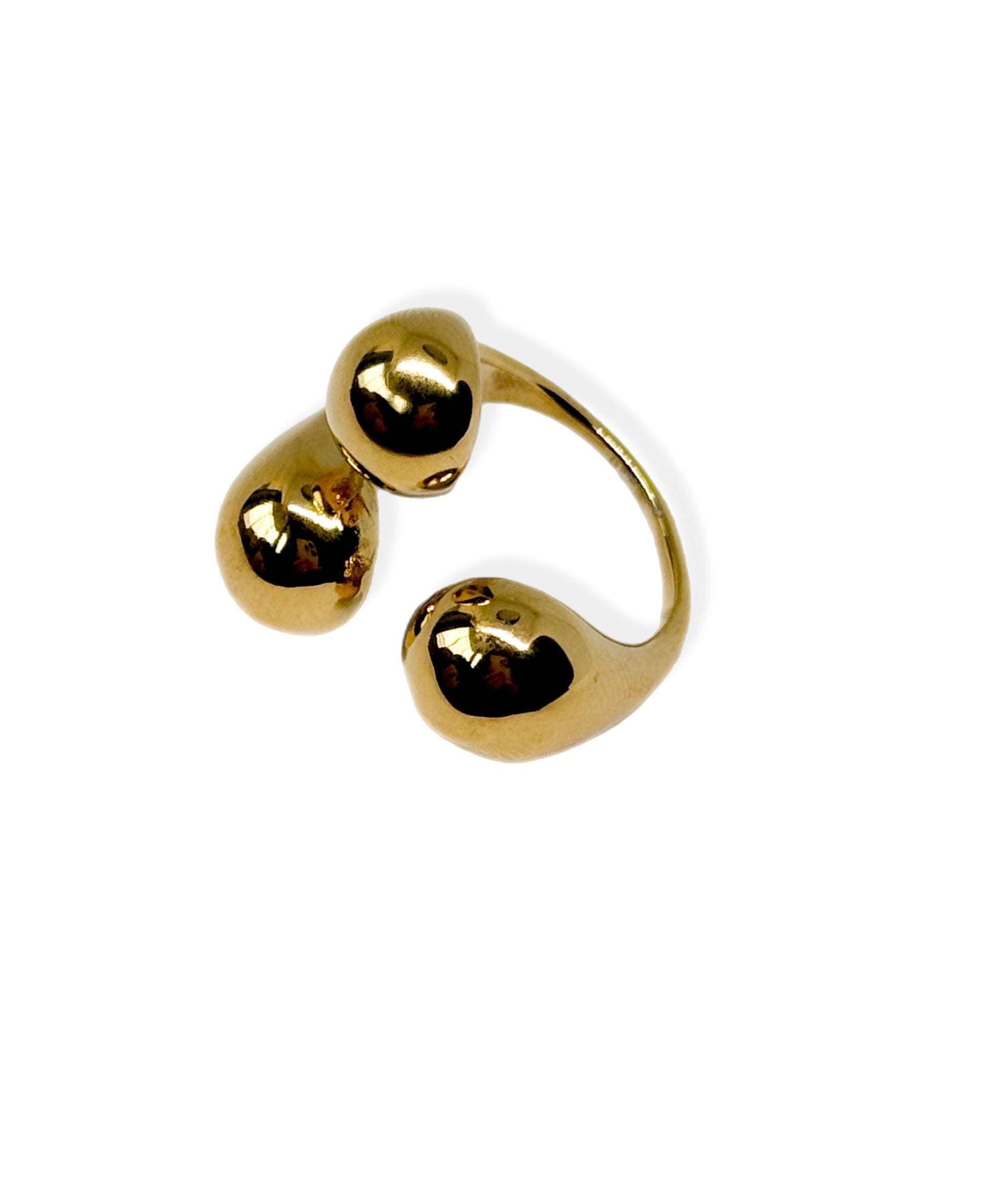 Anello Sfere in acciaio inossidabile — PJELSOMINO Bijoux