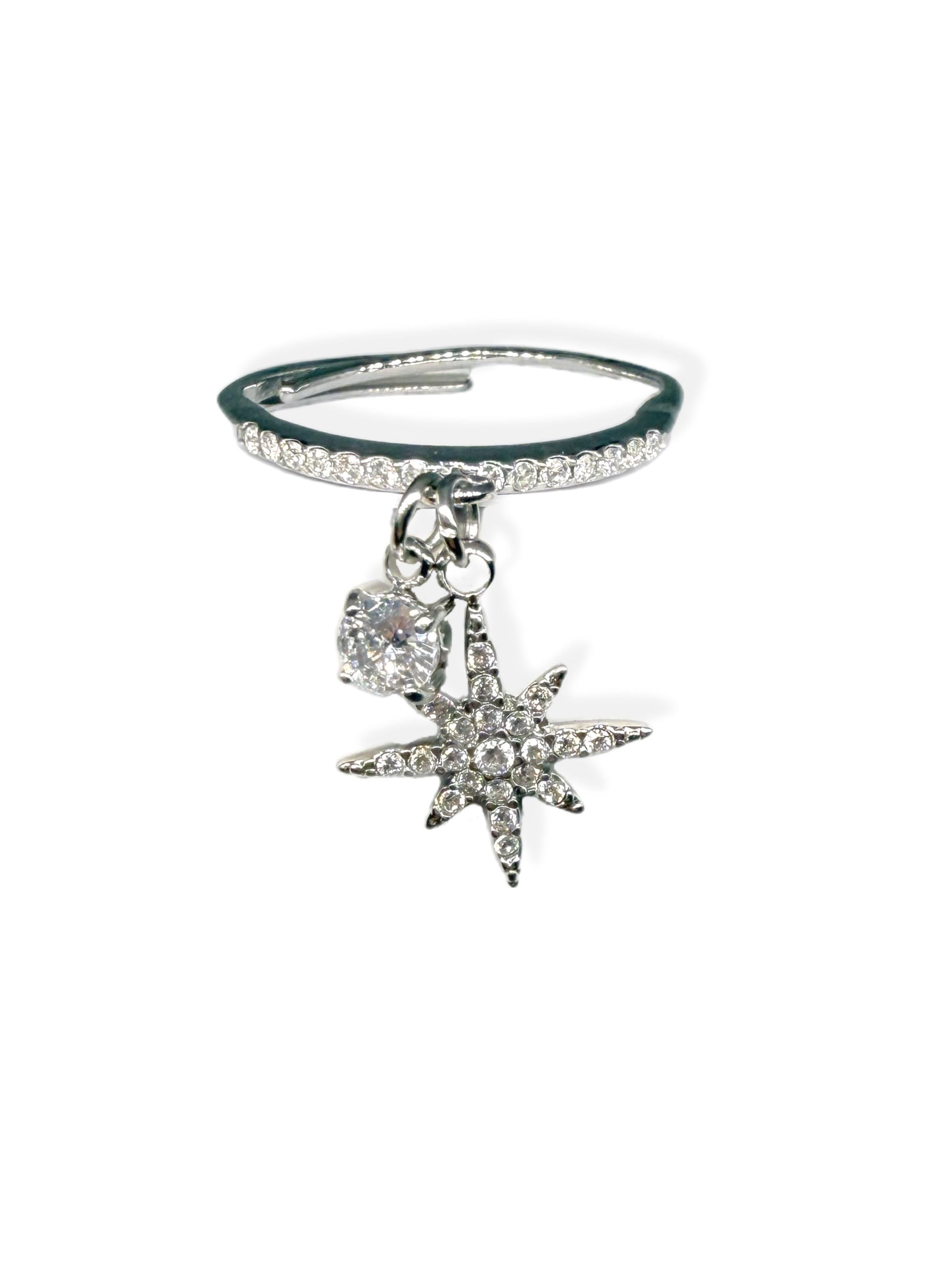 Anello North Star in acciaio inossidabile — PJELSOMINO Bijoux