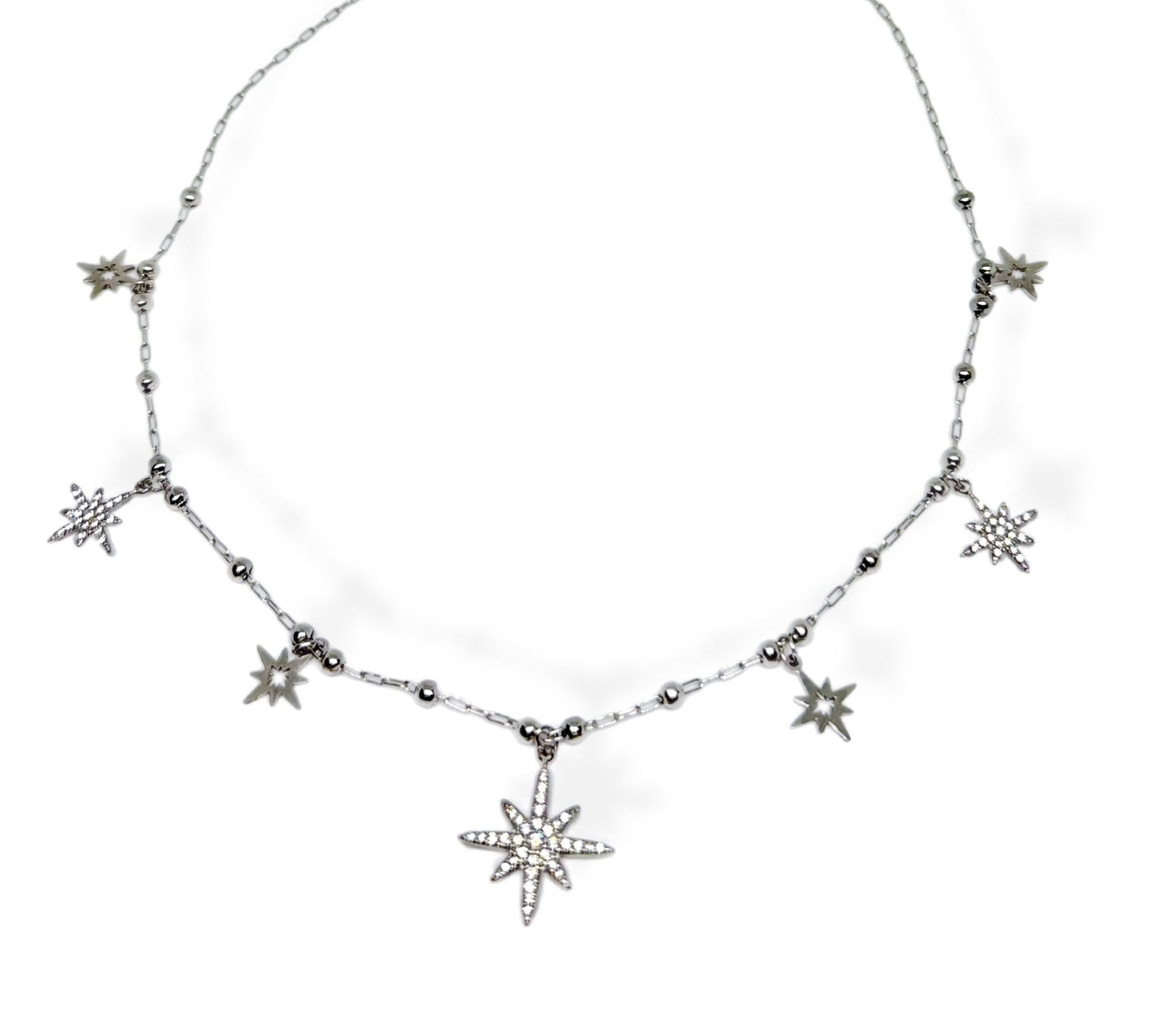 Collana North Star in acciaio inossidabile — PJELSOMINO Bijoux