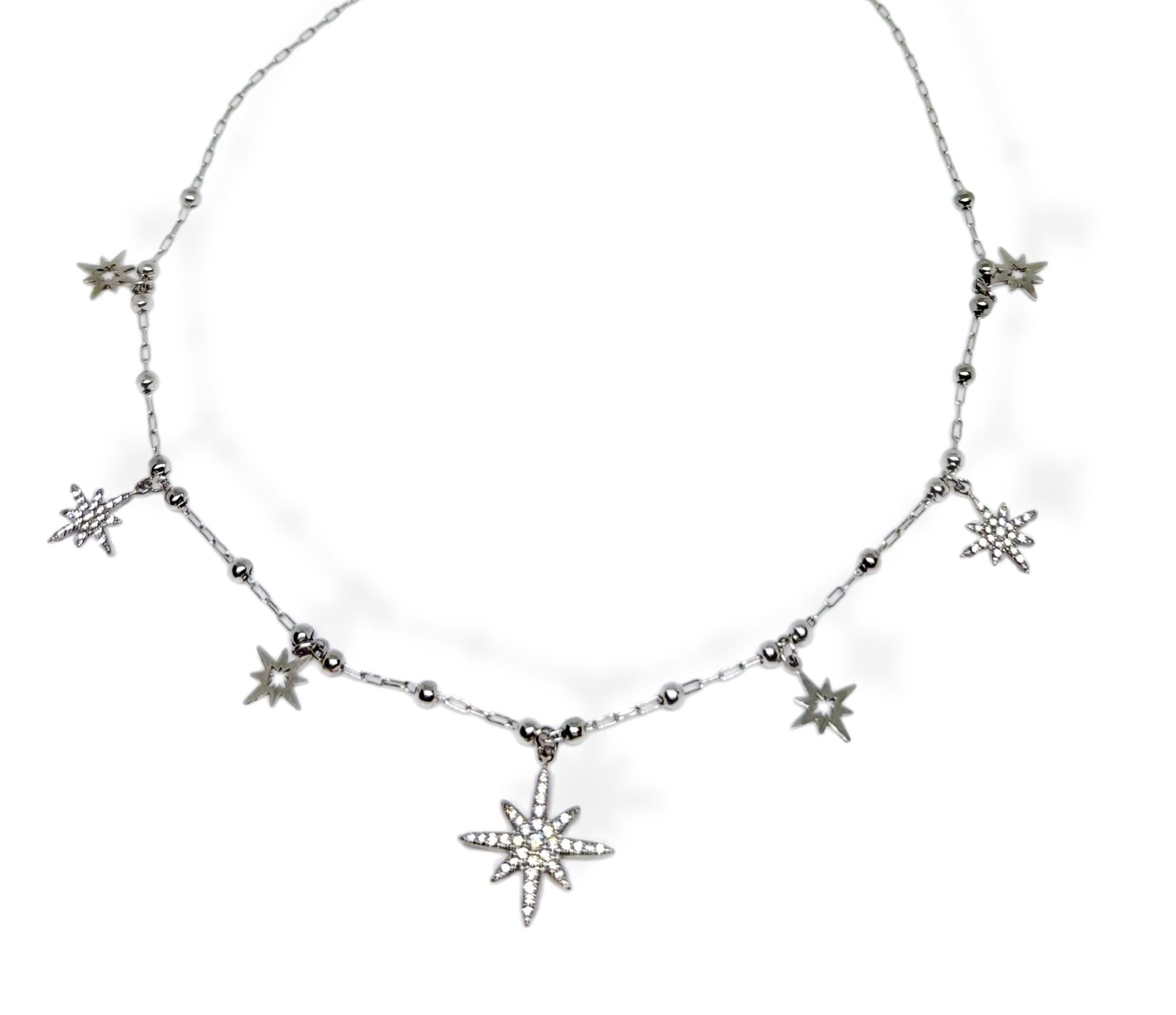Collana North Star in acciaio inossidabile — PJELSOMINO Bijoux