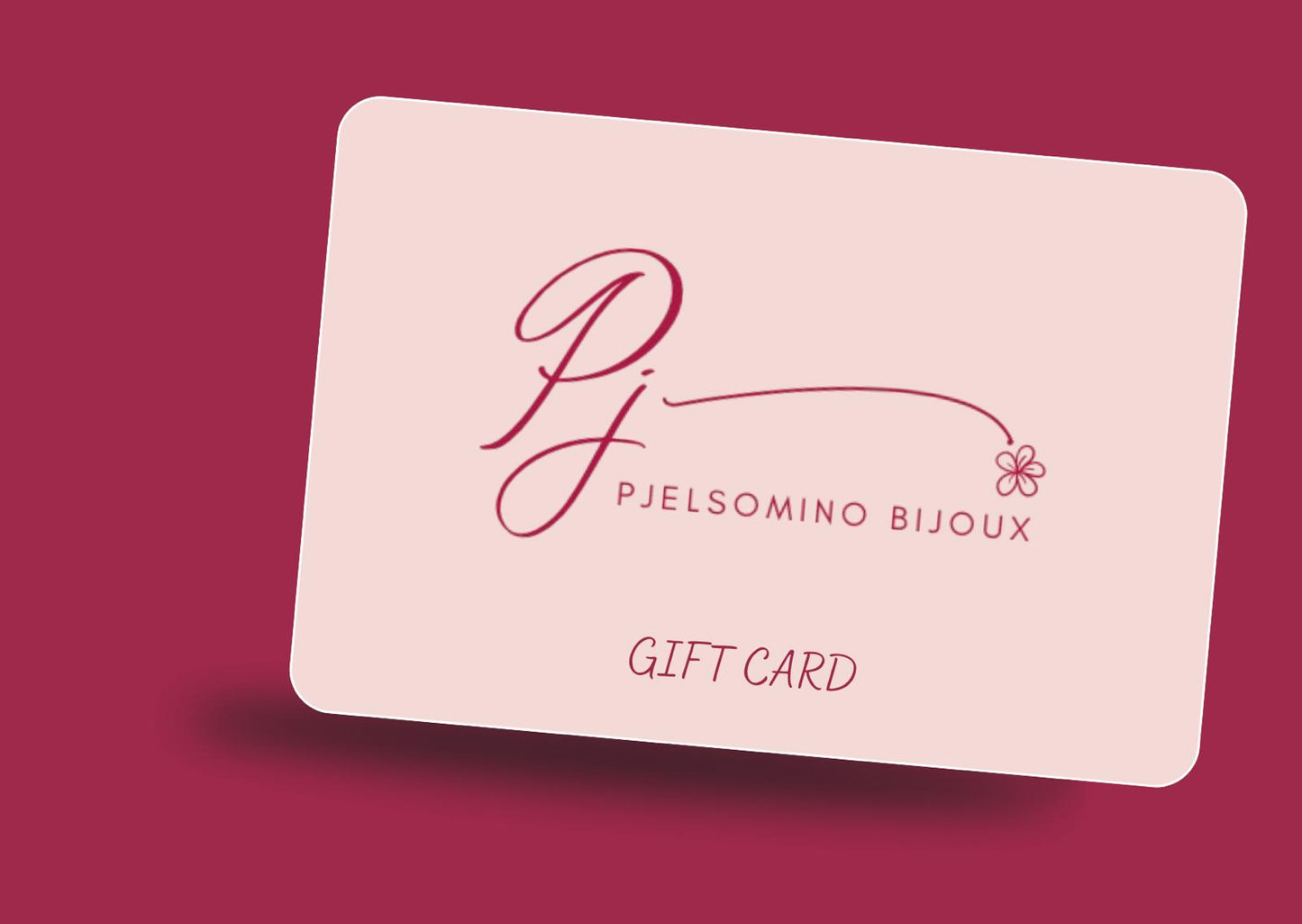Buono Regalo PJELSOMINO - Gift Card Bijoux in acciaio inossidabile