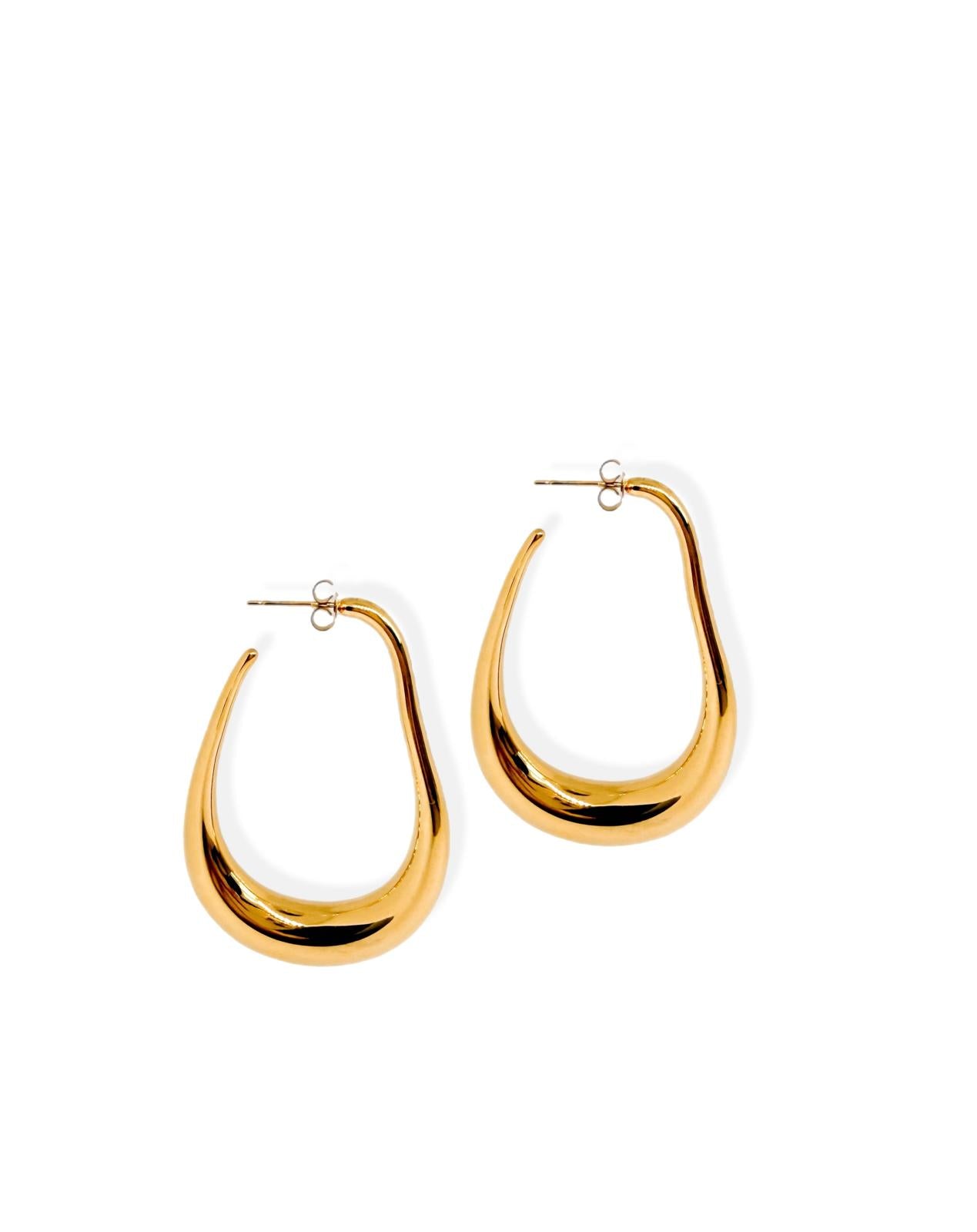 Orecchini Althea in acciaio inossidabile waterproof - PJELSOMINO Bijoux