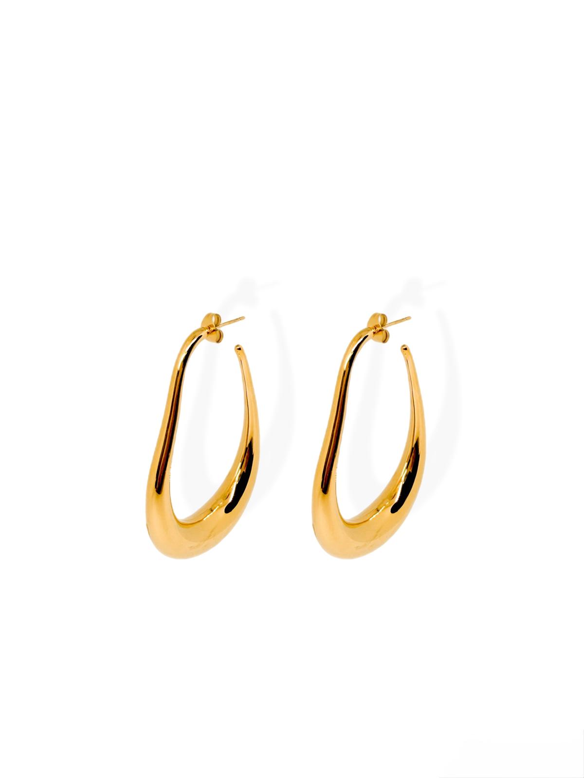Orecchini Althea in acciaio inossidabile waterproof - PJELSOMINO Bijoux