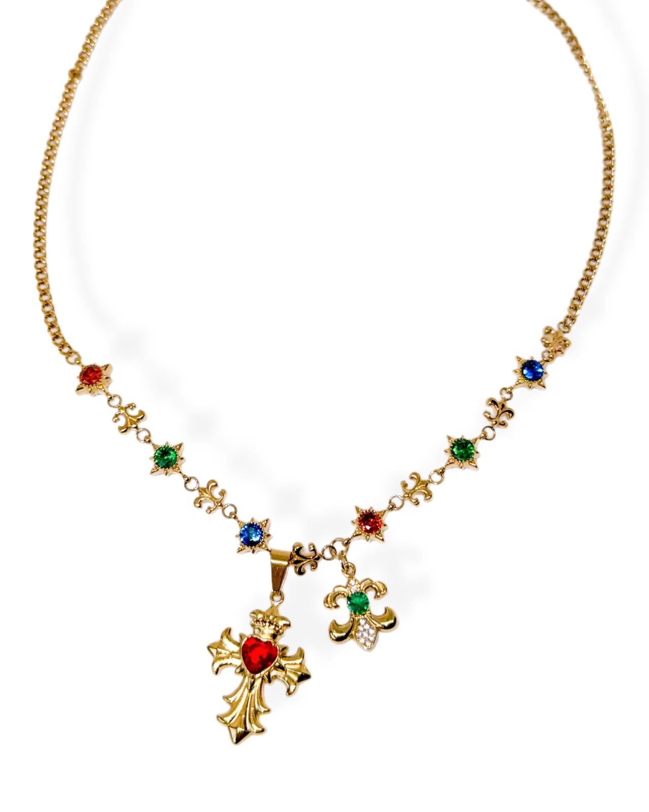 Collana Lily in acciaio inossidabile — PJELSOMINO Bijoux